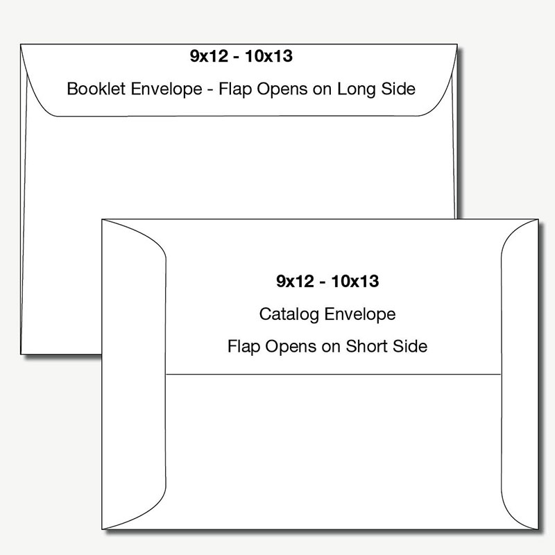 9x12 flat envelope address template